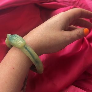 Kenneth J Lane Double Dragon Bangle Bracelet 🐉